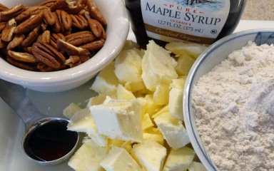Maple Pecan Shortbread Ingredients (c) jfhaugen